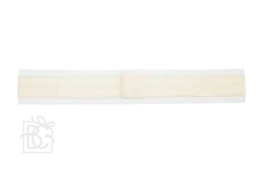 Antique White Skinny Elastic Headband