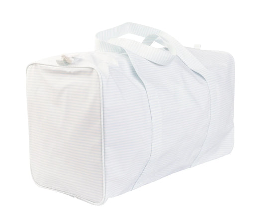 The Duffle Bag - Light Blue Stripe