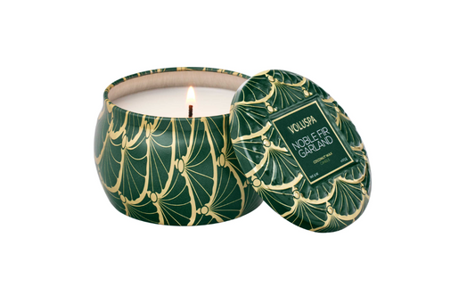 Voluspa Nobile Fir Garland Mini Tin Candle