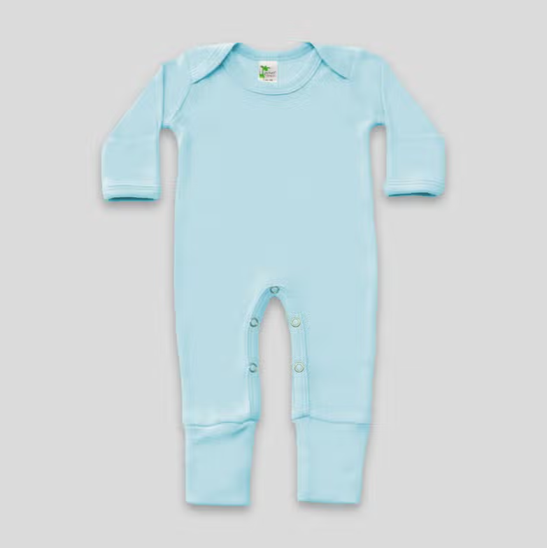 Blue Fold Over Footie Sleep & Play