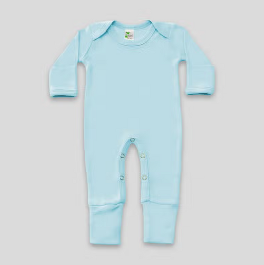 Blue Fold Over Footie Sleep & Play