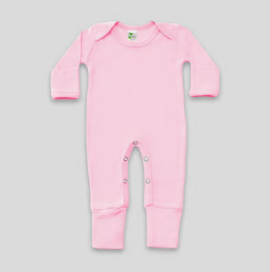 Pink Fold Over Footie Sleep & Play