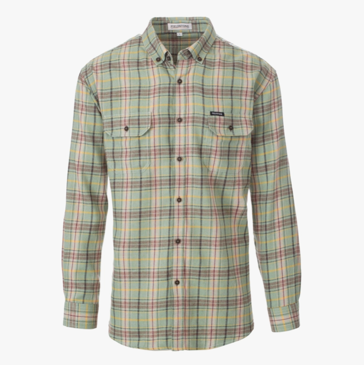 Fieldstone Craftsman Sage Flannel Shirt