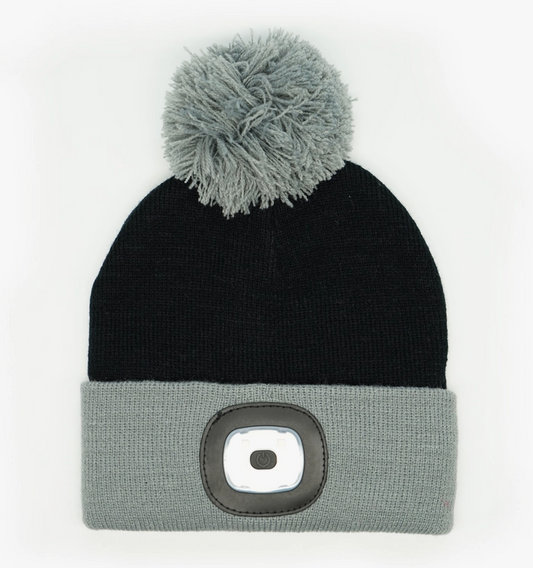 Black/Grey Kid's Night Scope Beanie
