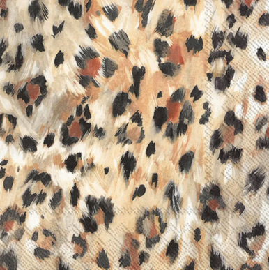 Leopard Cocktail Napkins