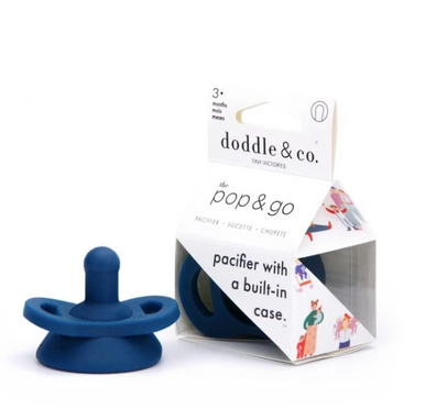 Navy Pop & Go Pacifier