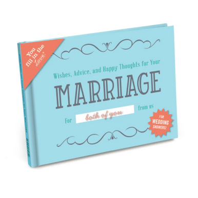 Wedding Advice & Wishes Book