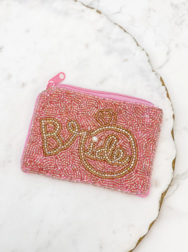 Bride Beaded Pouch