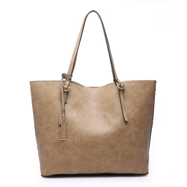 Iris Taupe 2-in-1 Tote