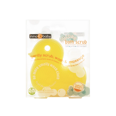 Yellow Duck Silicone Bath Scrub