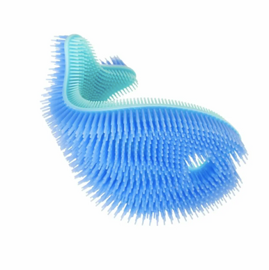 Blue Fish Silicone Bath Scrub