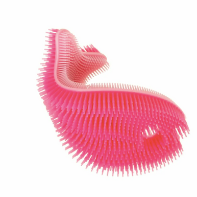 Pink Fish Silicone Bath Scrub