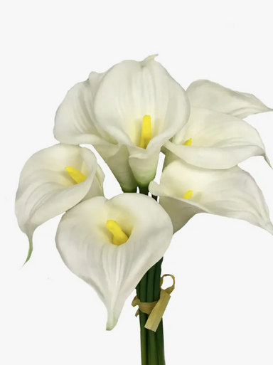 Ivory Real Touch Calla Lily Bouquet