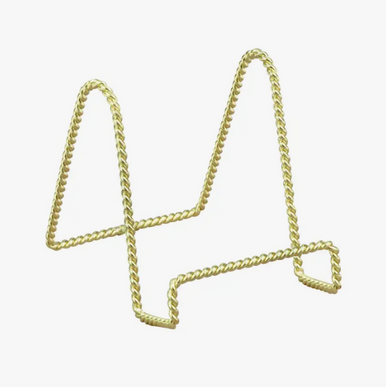 Gold Twisted Wire Easel