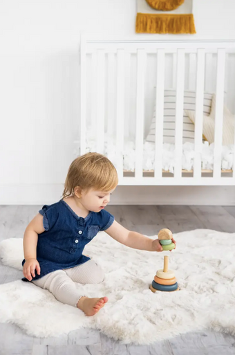 Wooden Rainbow Stacking Toy