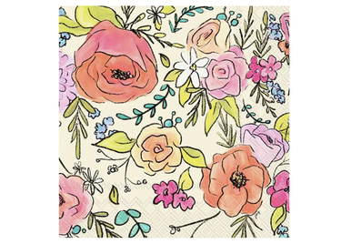 Flower Party Cocktail Napkins