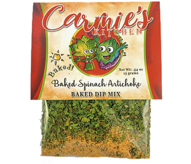 Carmie's Baked Spinach Artichoke Dip Mix