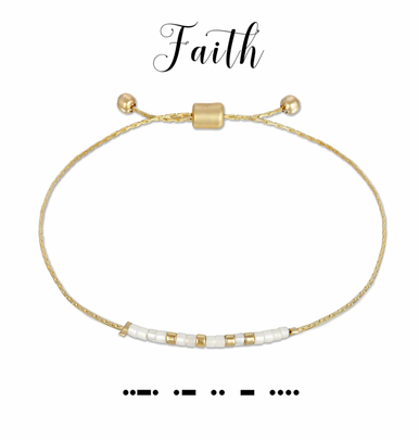 Faith Dot & Dash Bracelet