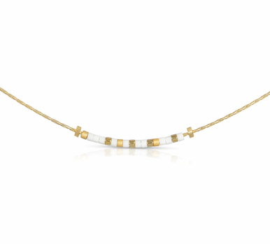 Bride Dot & Dash Necklace