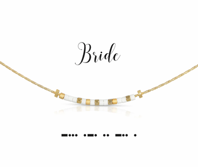 Bride Dot & Dash Necklace