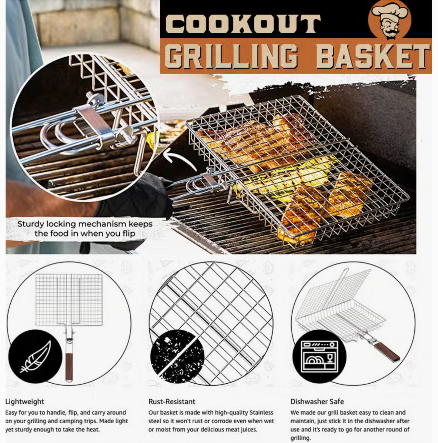 Cookout Grilling Basket