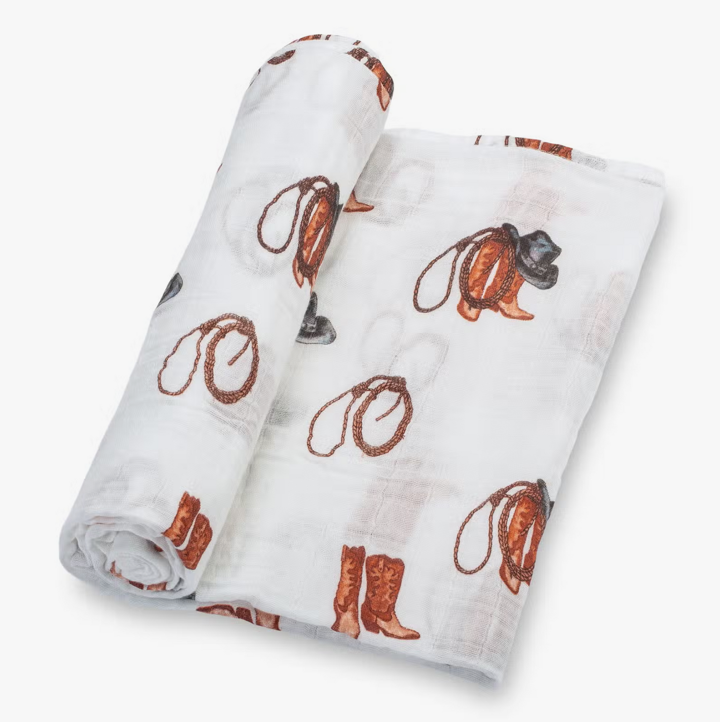 Cowboy Swaddle Blanket