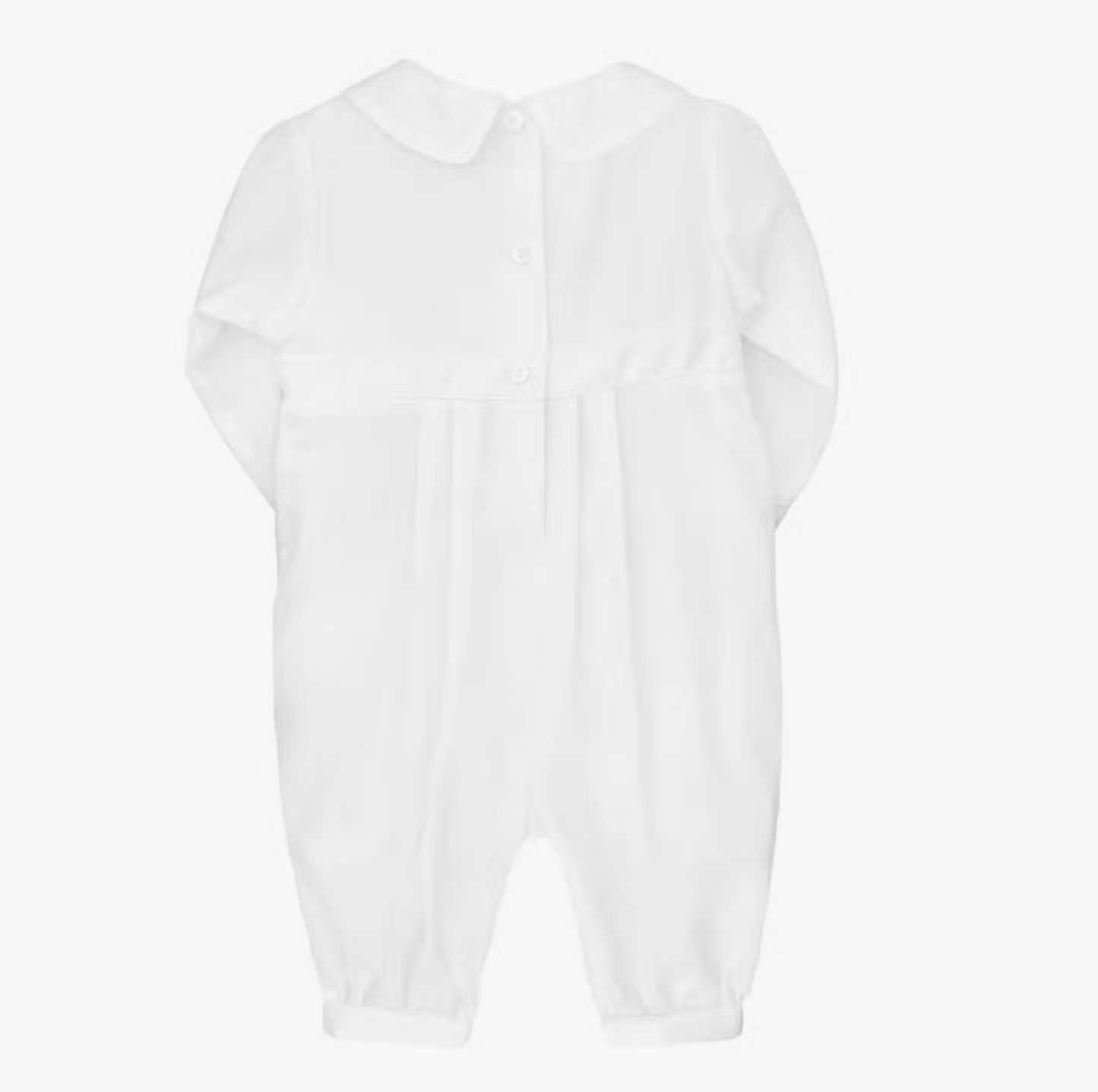 White Pintuck Longall & Bonnet