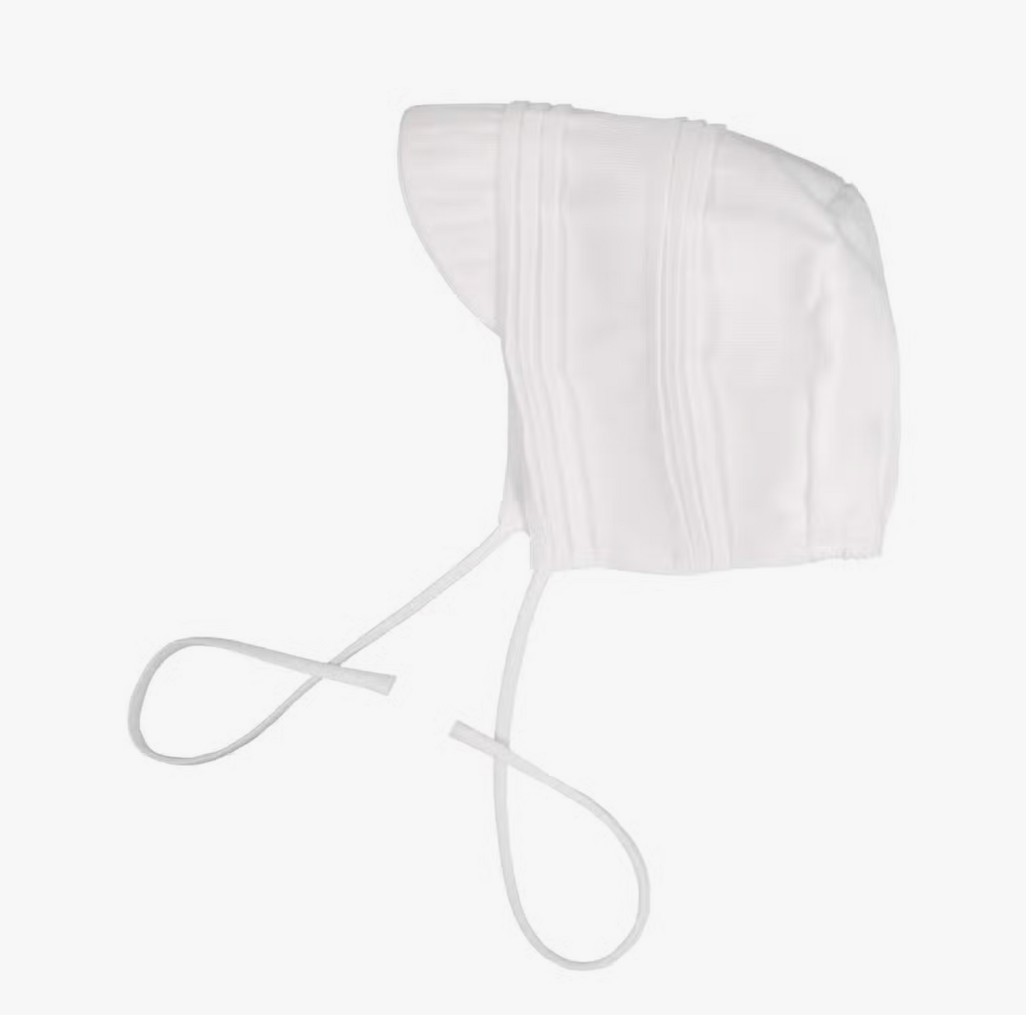 White Pintuck Longall & Bonnet