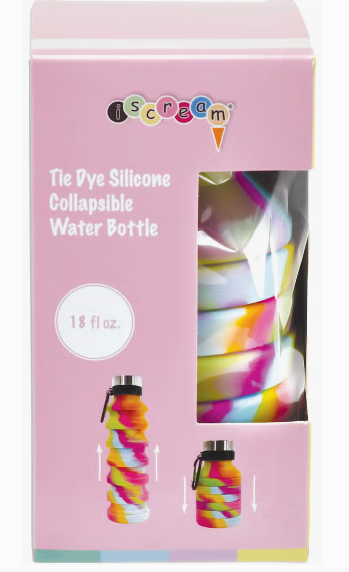 Tie Dye Collapsible Water Bottle