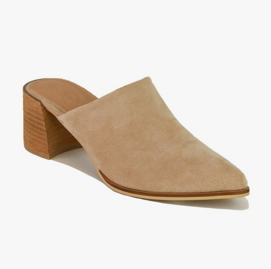 Back To Business Taupe Mules