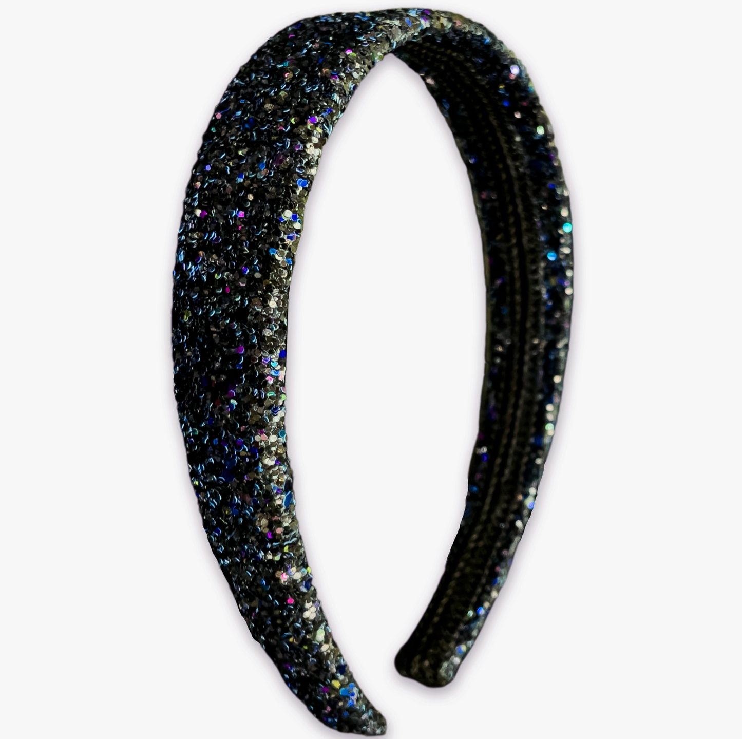 Girl's Black Glitter Headband