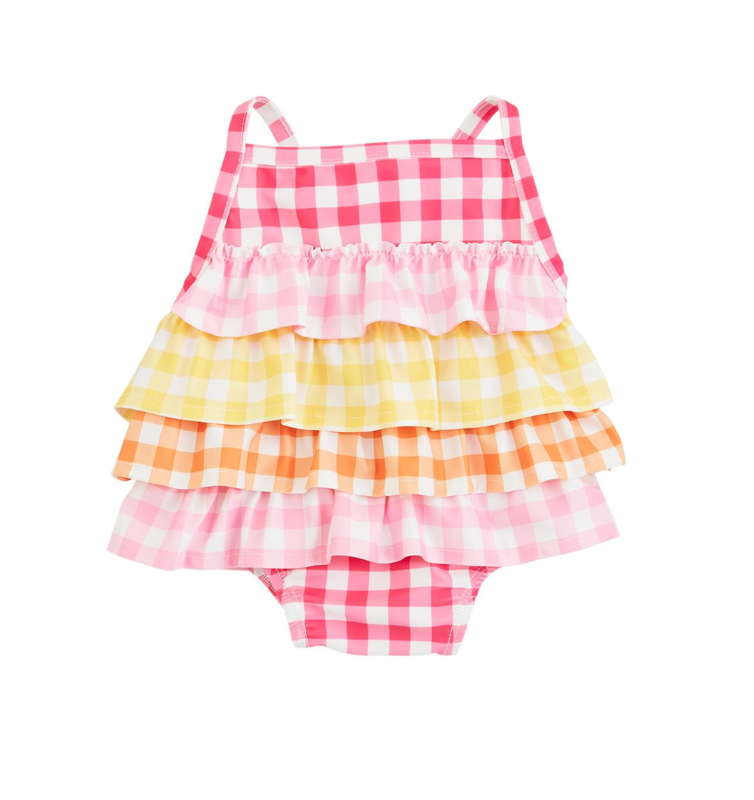 Gingham Ruffle Swimsuit