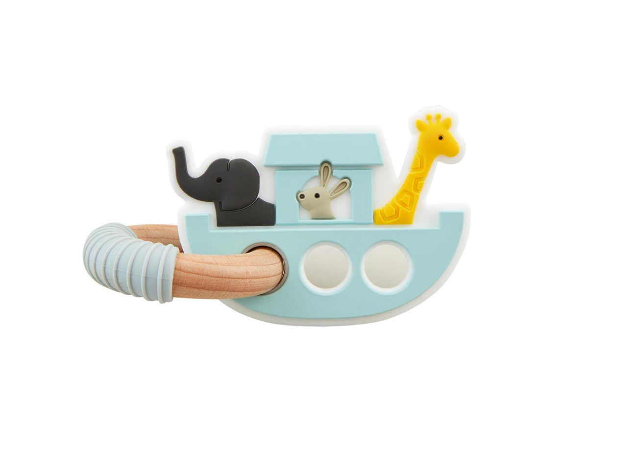 Blue Noah's Ark Teether