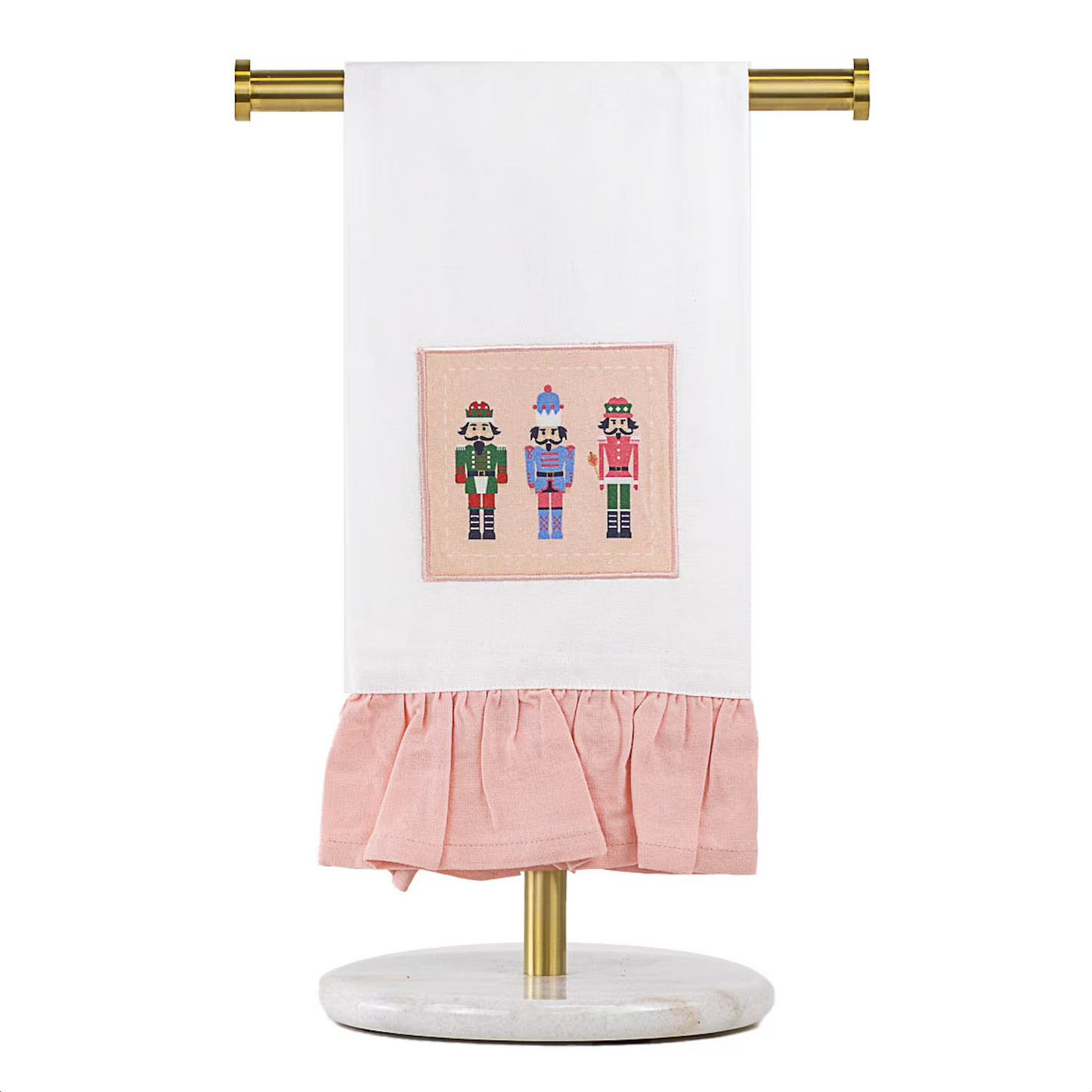 Nutcracker March Ruffle Hand Towel