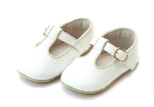 White Evie Crib Shoes