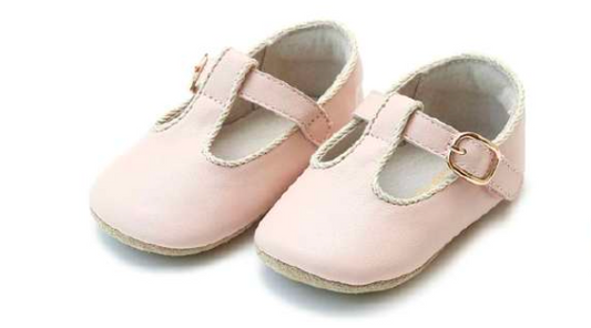 Pink Evie Crib Shoes