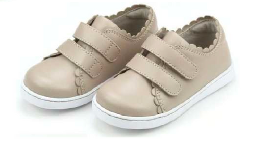 Almond Caroline Scalloped Sneakers