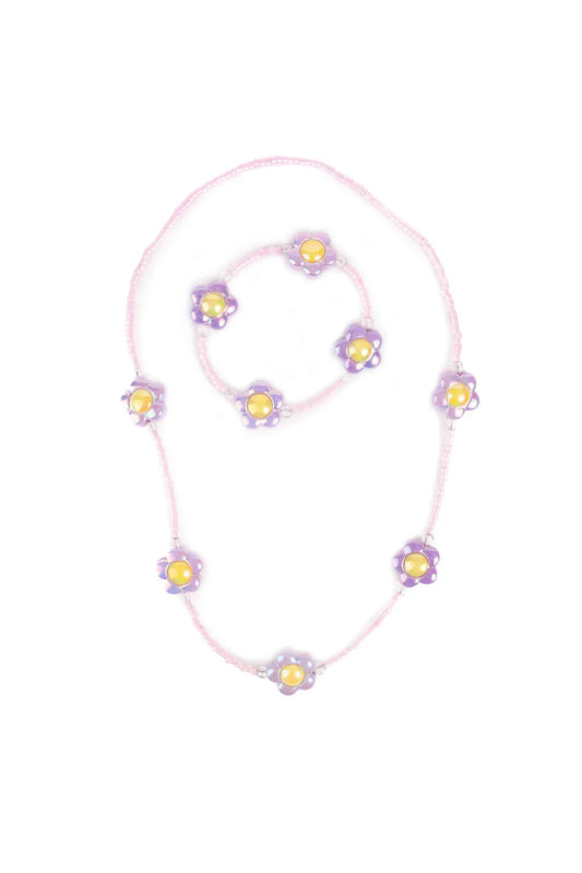 Crazy for Daisies Necklace & Bracelet Set