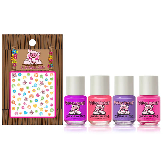 Swirls & Twirls Gift Set: Kids Non-Toxic Nail Polish