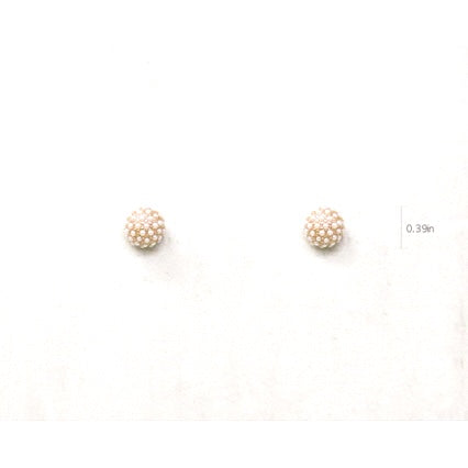 MB - Pearl Cluster Stud Earrings
