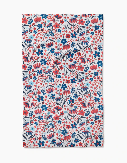 Summer Bloom Kitchen Tea Towel
