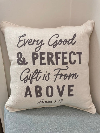 James 1:17 Pillow