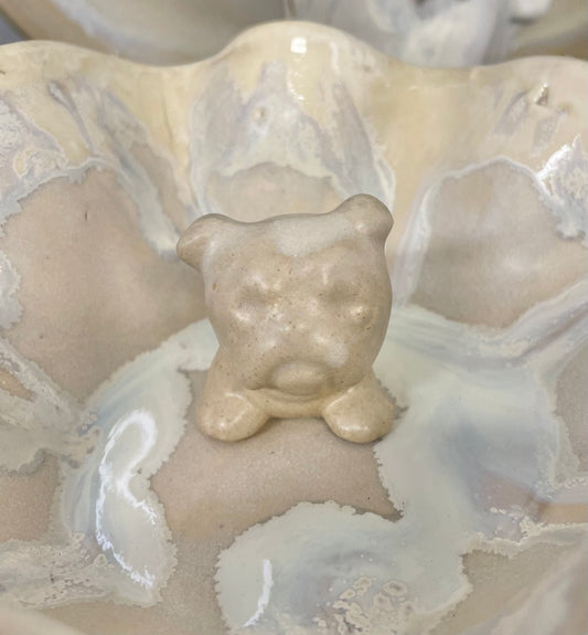 Mockingbird Pottery Sand Bar Bulldog Pup