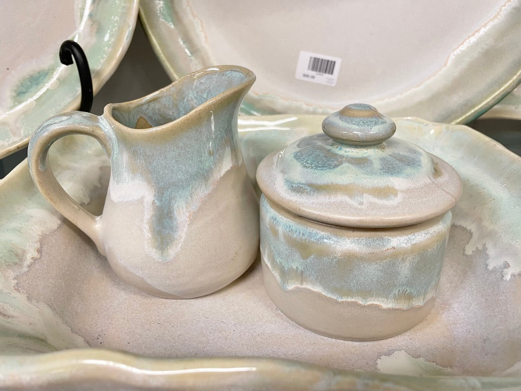 Mockingbird Pottery Tide Pool Sugar & Creamer Set