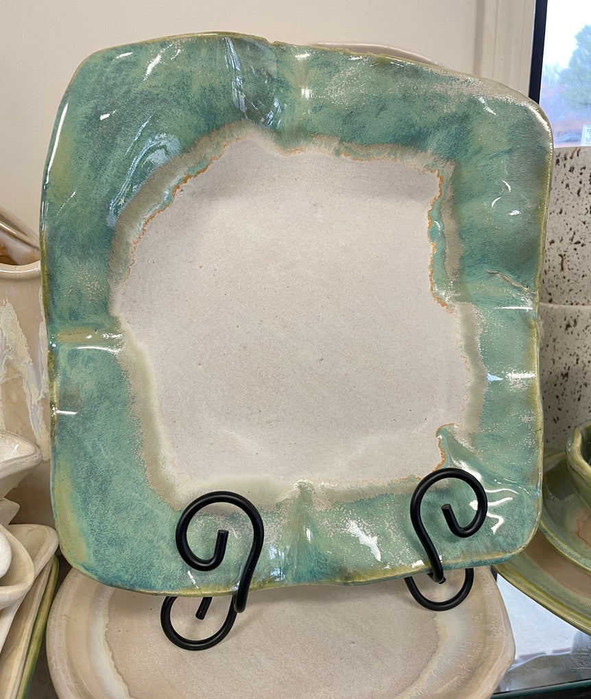 Mockingbird Ocean Small Square Freeform Plate