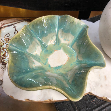 Mockingbird Ocean Ruffle Dip Bowl