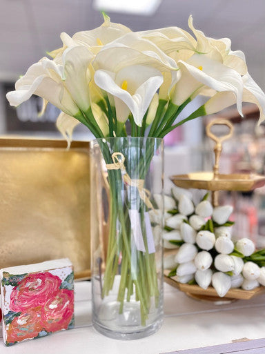 Ivory Real Touch Calla Lily Bouquet