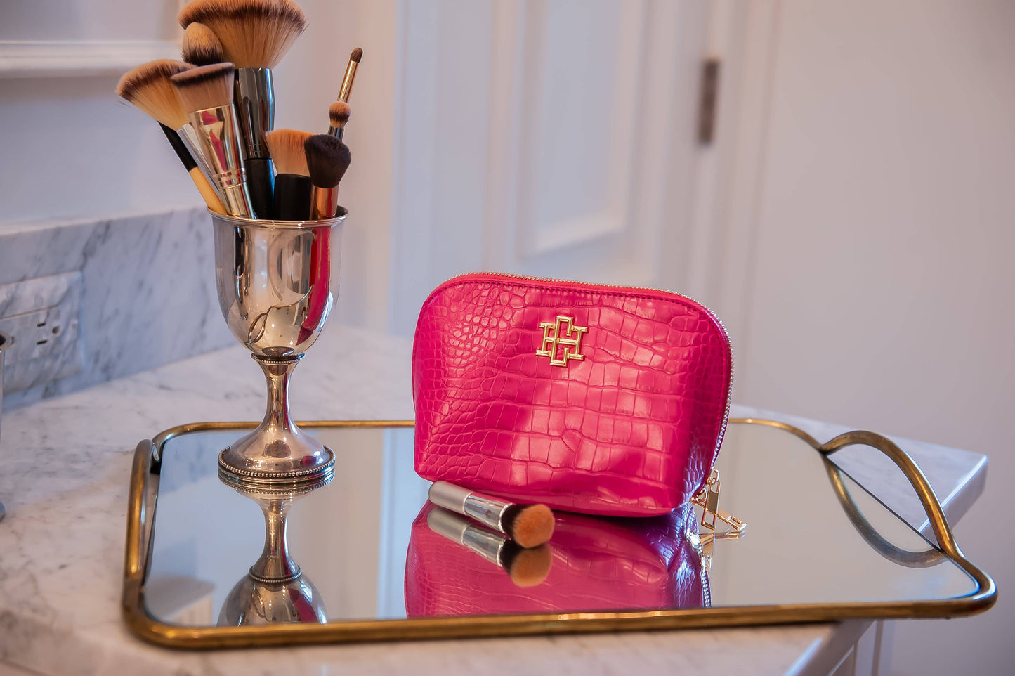 Ibiza Small Pouch - Hot Pink