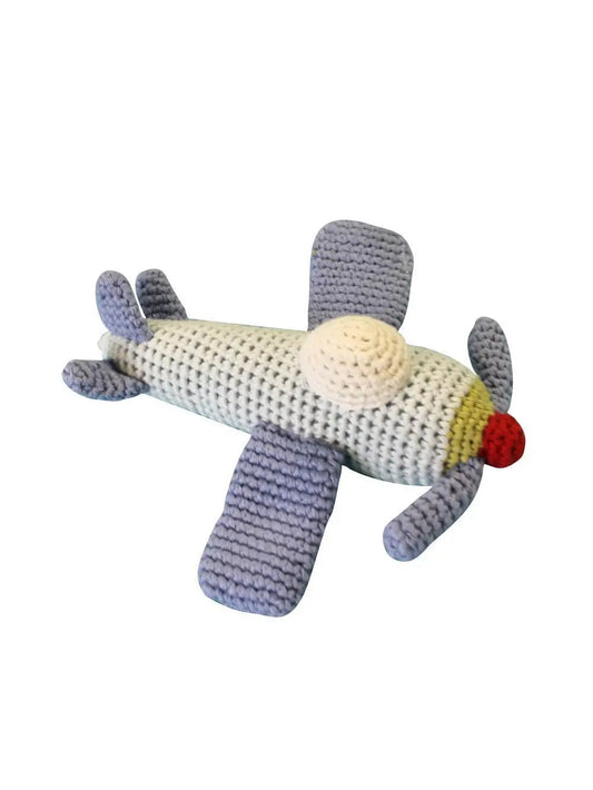 Airplane Crochet Rattle