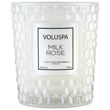 Voluspa Milk Rose 6.5 oz. Classic Candle